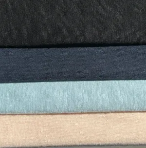 100% Linen Jersey Knit 8 OZ Sheer Knit Fabric By the Yard