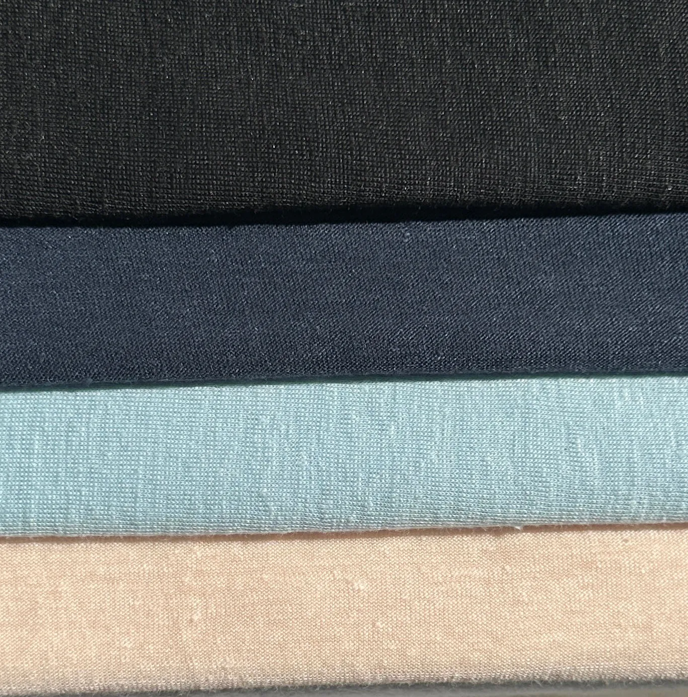 100% Linen Jersey Knit 8 OZ Sheer Knit Fabric By the Yard