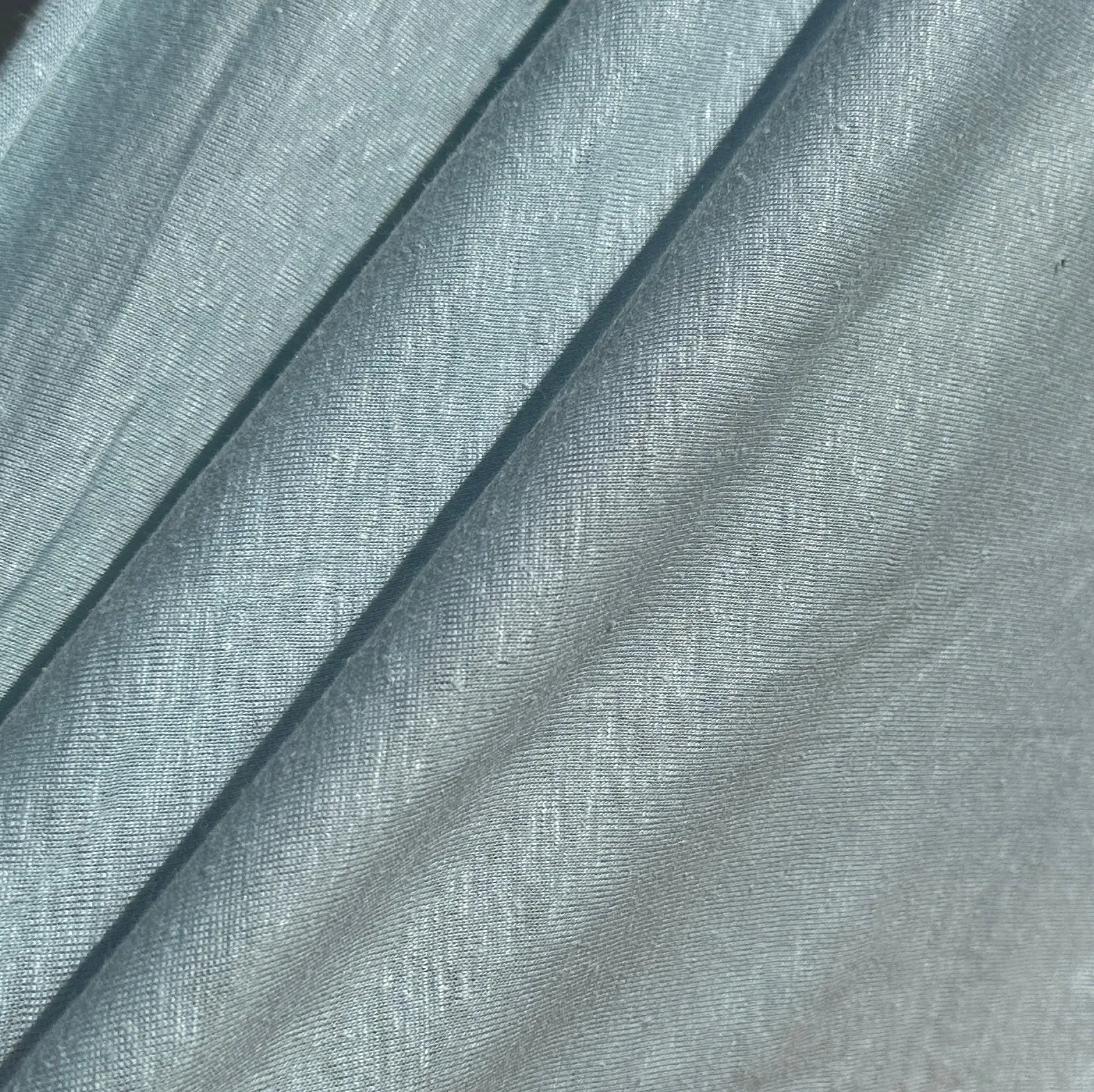 100% Linen Jersey Knit 8 OZ Sheer Knit Fabric By the Yard