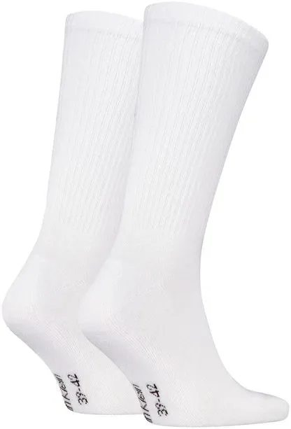 2 Pack Monogram Mens Socks White