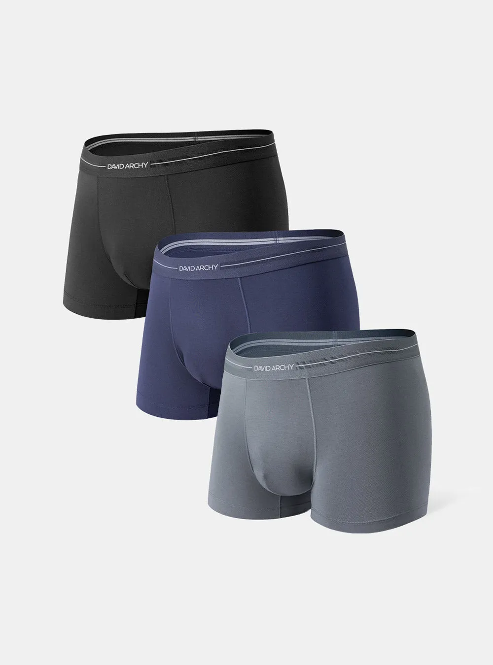 3 Packs Micro Modal Antibacterial Cool Trunks Pouch Support