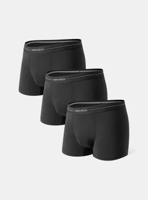 3 Packs Micro Modal Antibacterial Cool Trunks Pouch Support