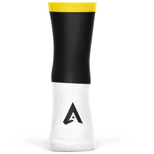 Adult Crew Socks Black / Amber
