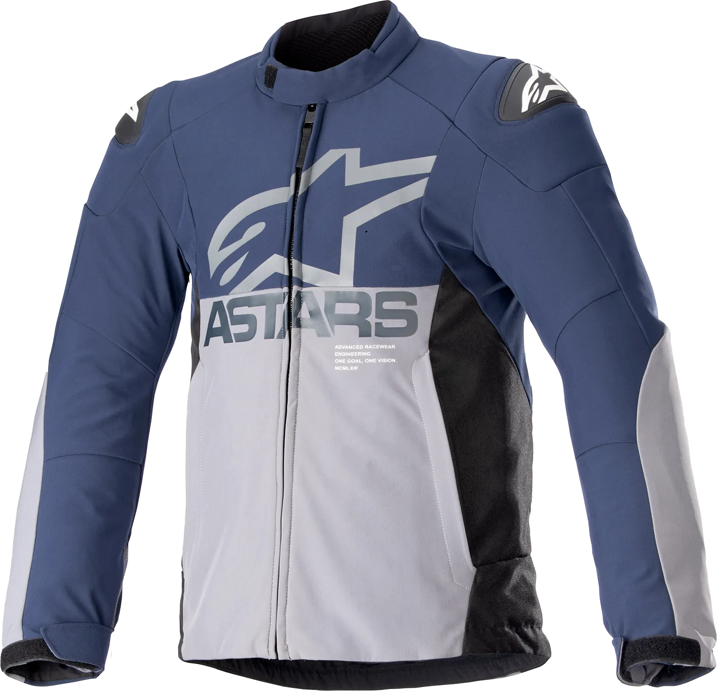 ALPINESTARS SMX Waterproof Jacket - Navy/Gray - Large 3206523-7161-L