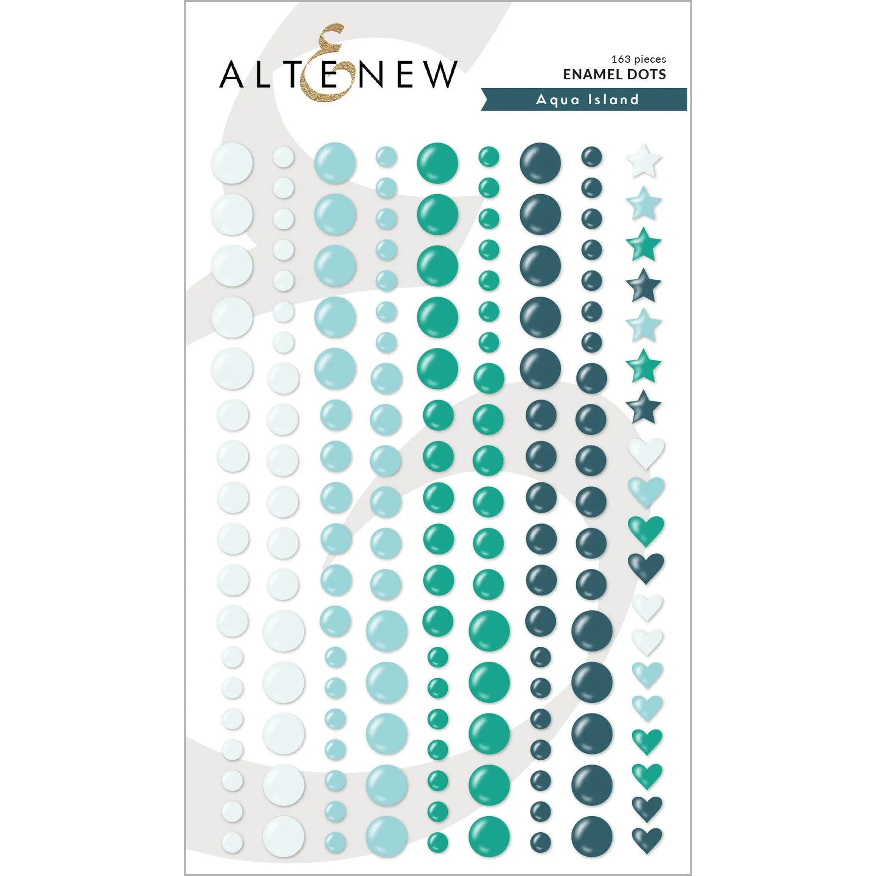 Altenew - Enamel Dots - Aqua Island
