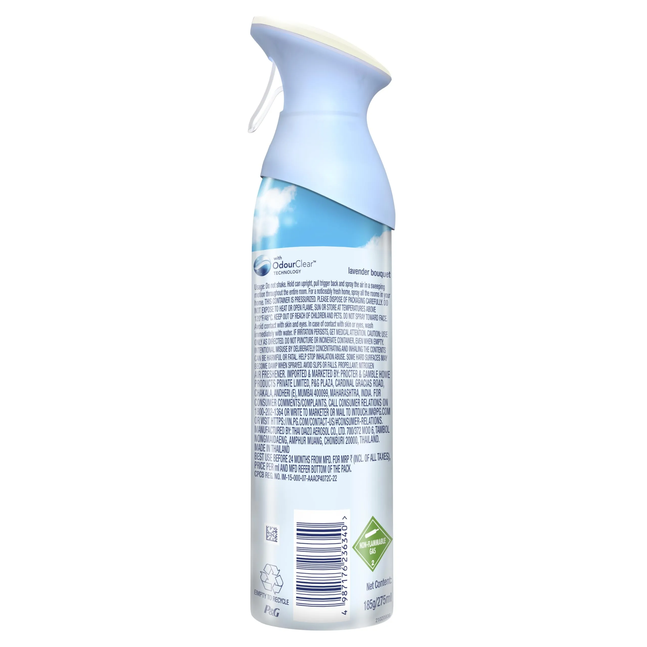 Ambi pur Air Effect Lavender Bouquet Air Freshener Spray 275g