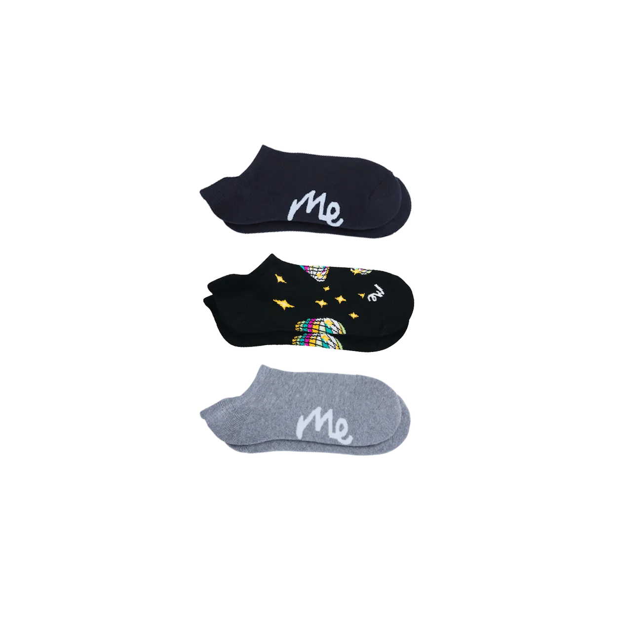 Ankle Sock 3-Pack | Disco Shrooms Pack