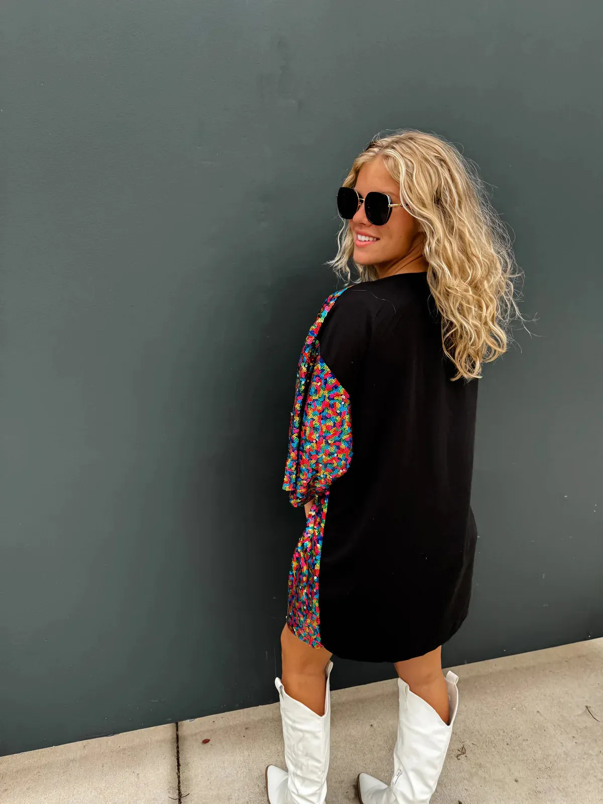 BLAKELEY | XOXO Sequin Top