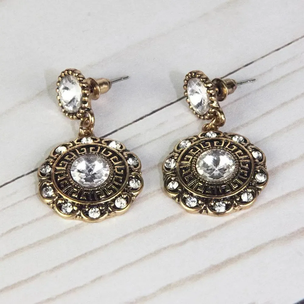 Bloom Earrings-Clear