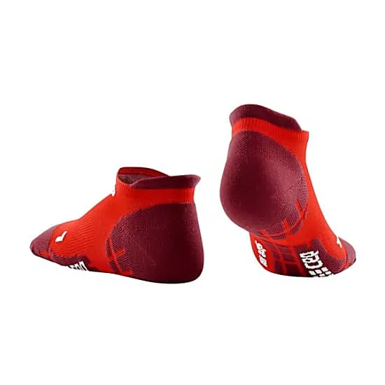 CEP | Ultralight Compression Socks No Show | Men's | Lava/Dark Red