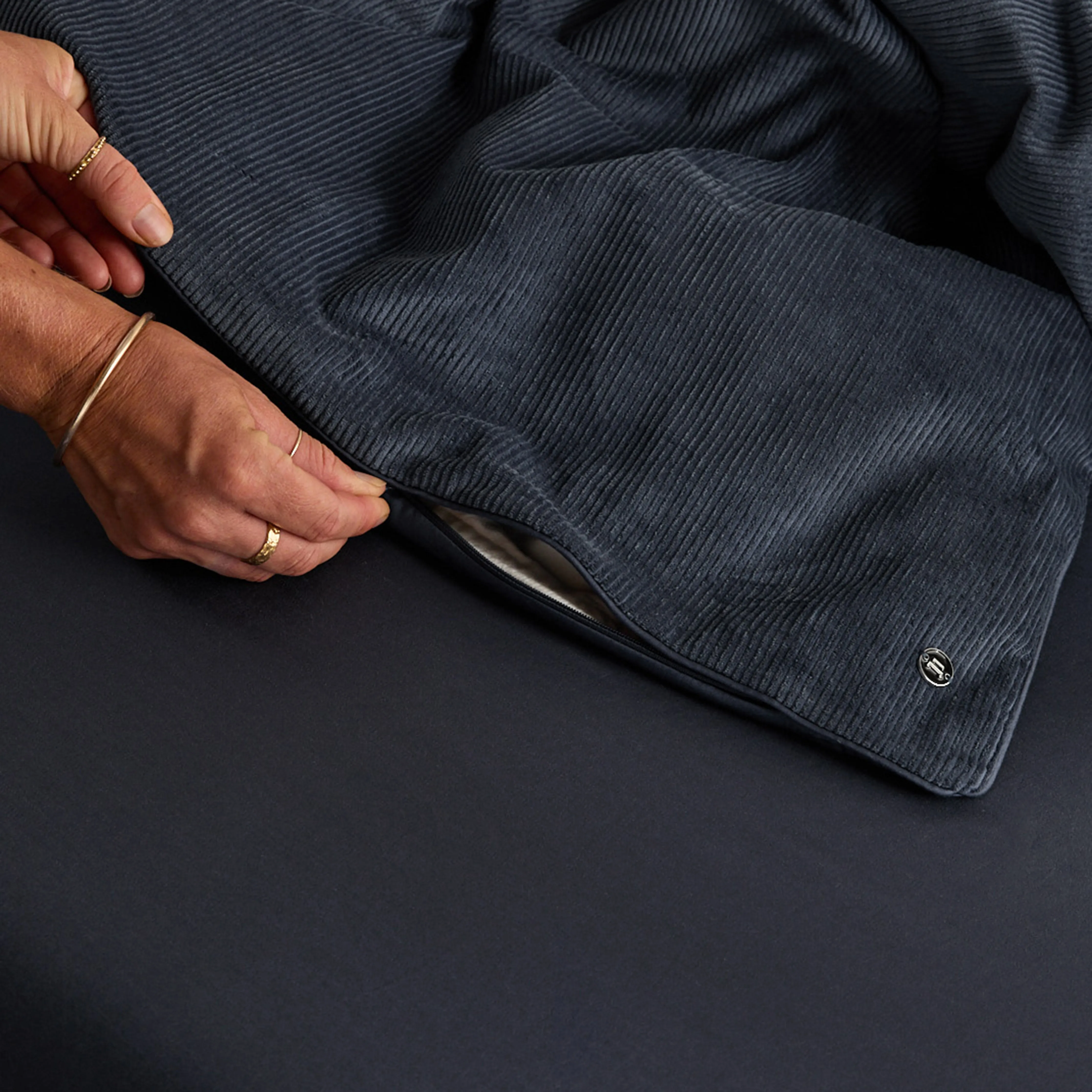 Darcy Corduroy - Midnight Kids Duvet Cover