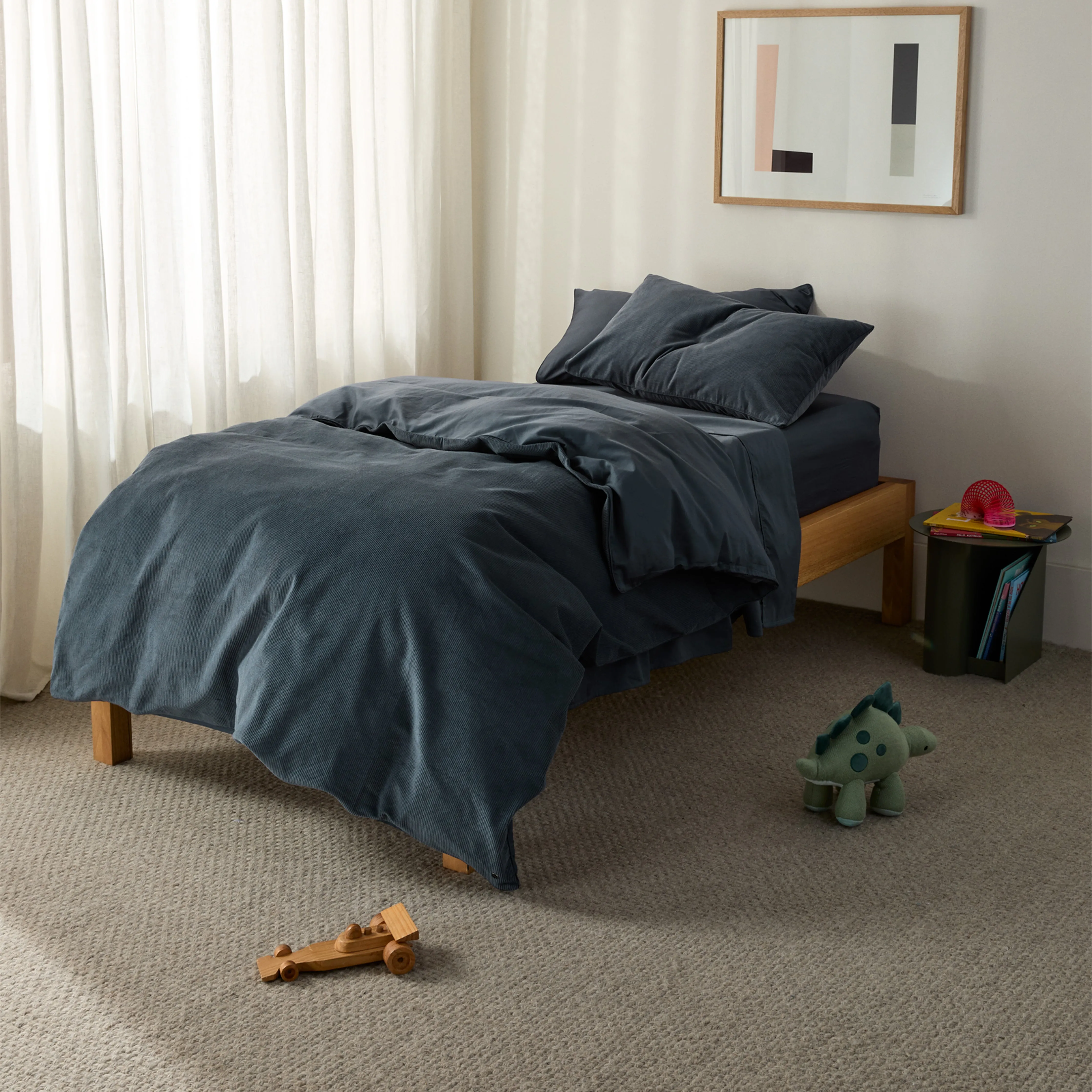 Darcy Corduroy - Midnight Kids Duvet Cover