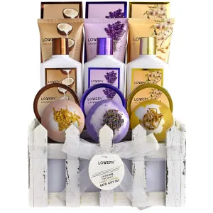 Deluxe 3 in 1 Home Bath Gift Set - 16Pc Spa Kit
