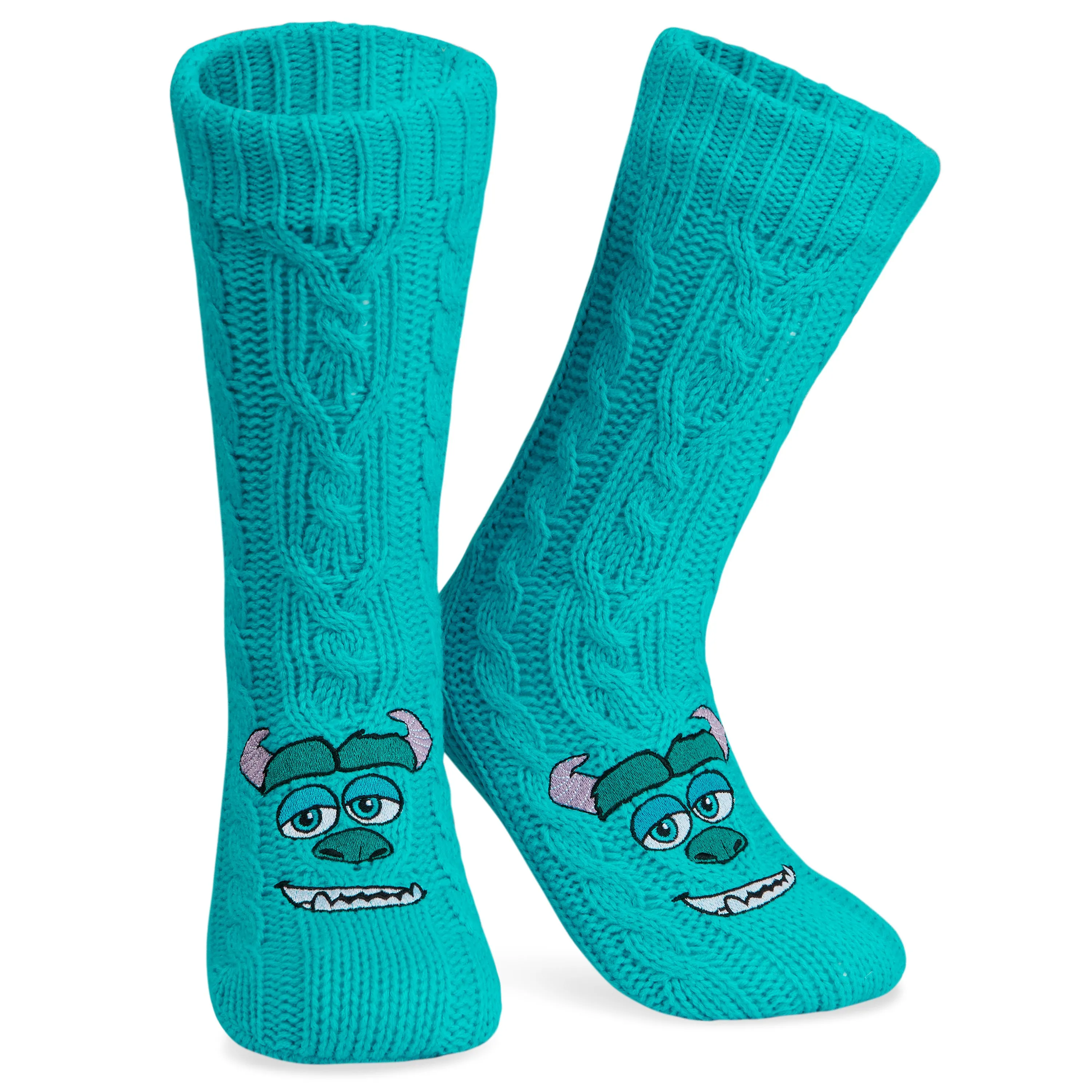 Disney Stitch Fluffy Socks for Women - Blue Sully