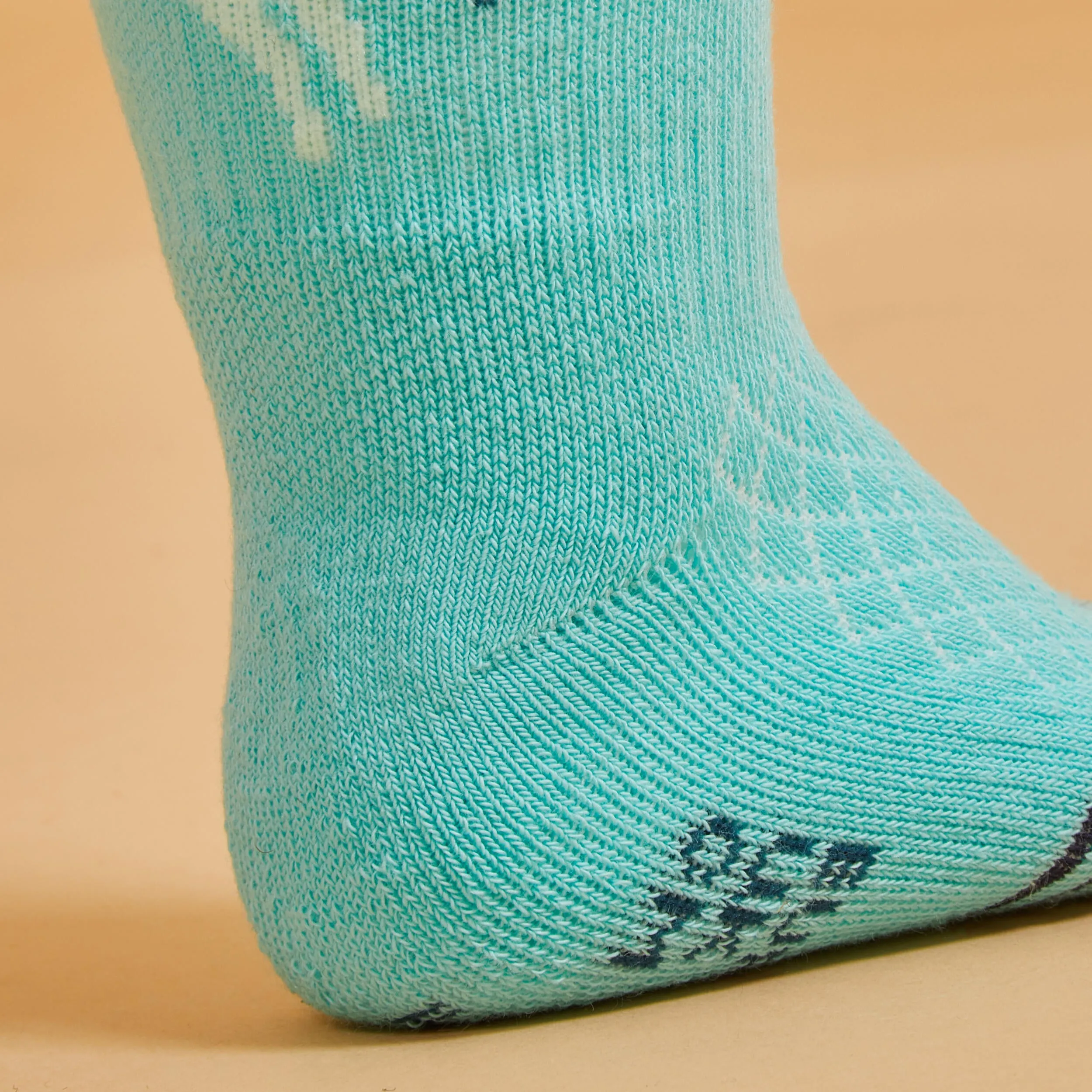 Fouganza Riding Socks 500 Baby, Turquoise Green
