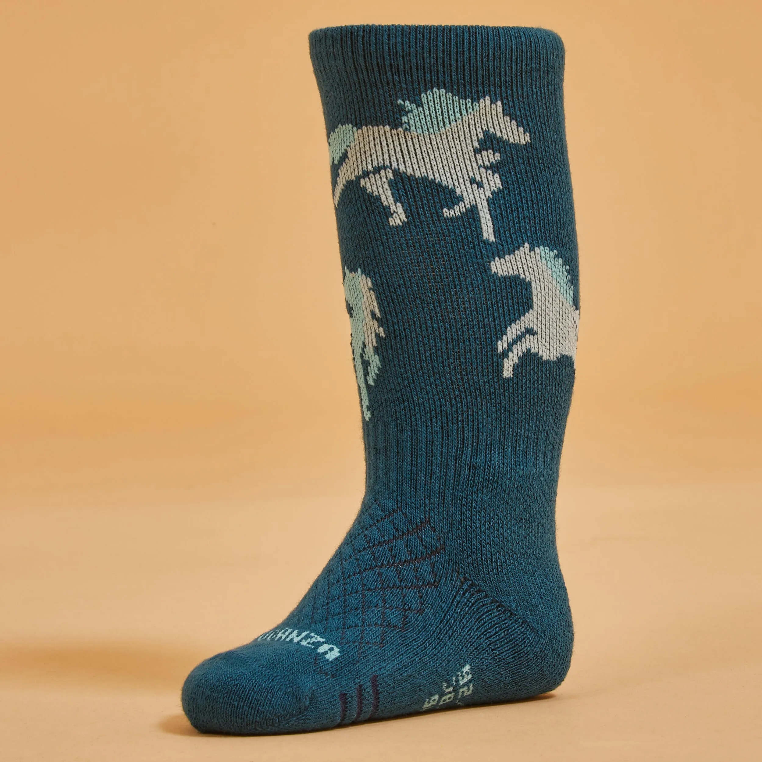 Fouganza Riding Socks 500 Baby, Turquoise Green