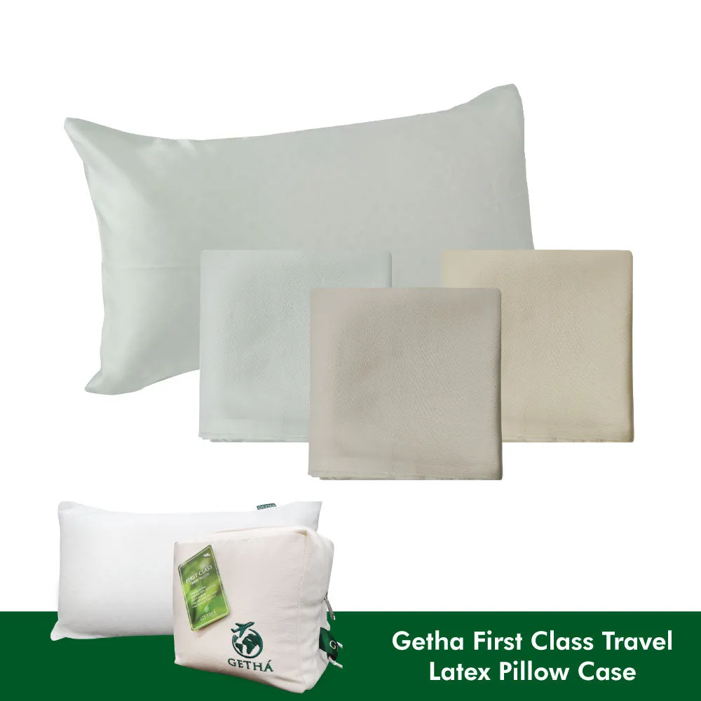 Getha First Class Travel Pillow Case - TENCEL™ Nano Silver Fabric