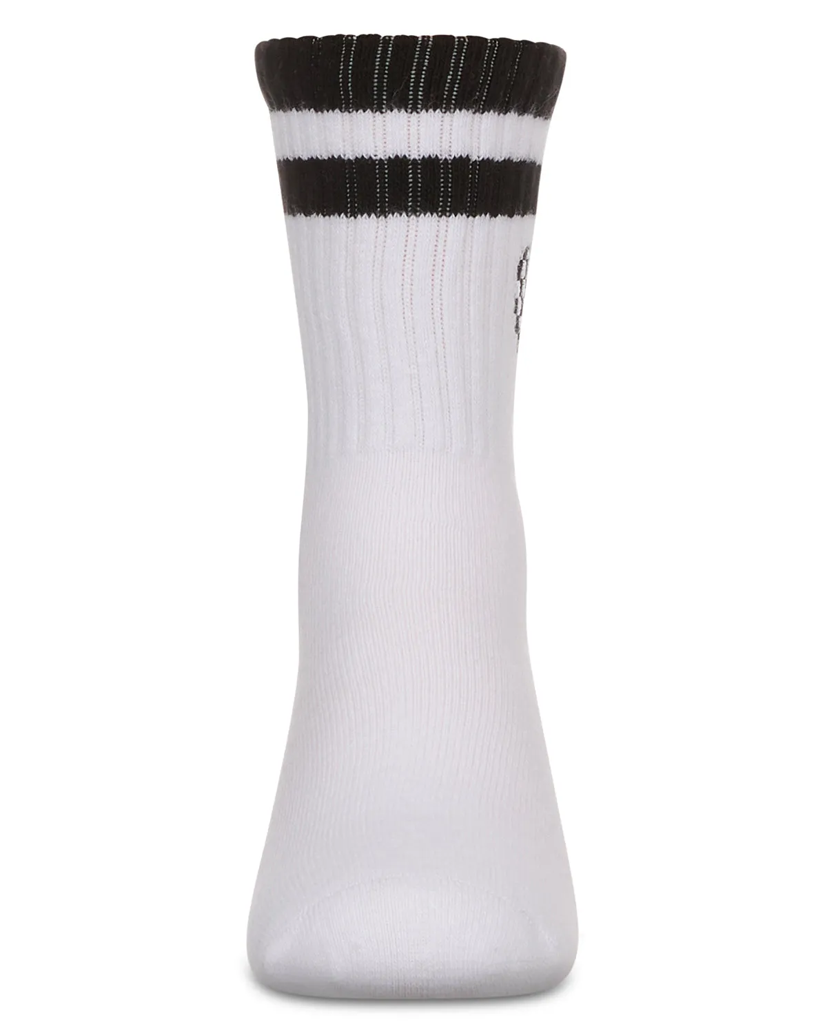 Girls' Checkered Heart Crew Socks