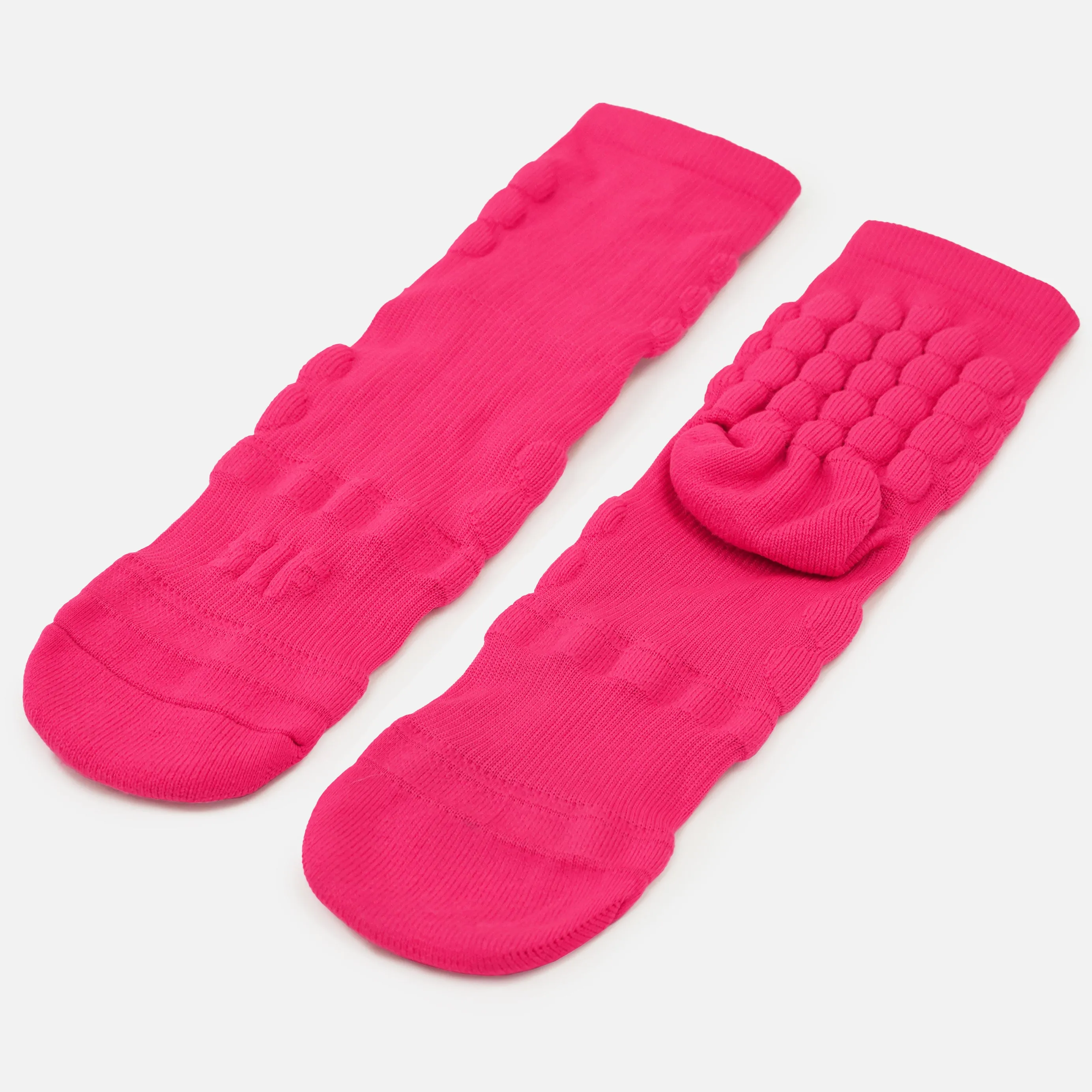 Hue Pink Football Padded Short Socks
