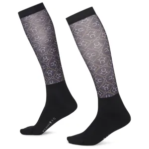Kerrits Dual Zone Boot Sock - Black Tack Trunk