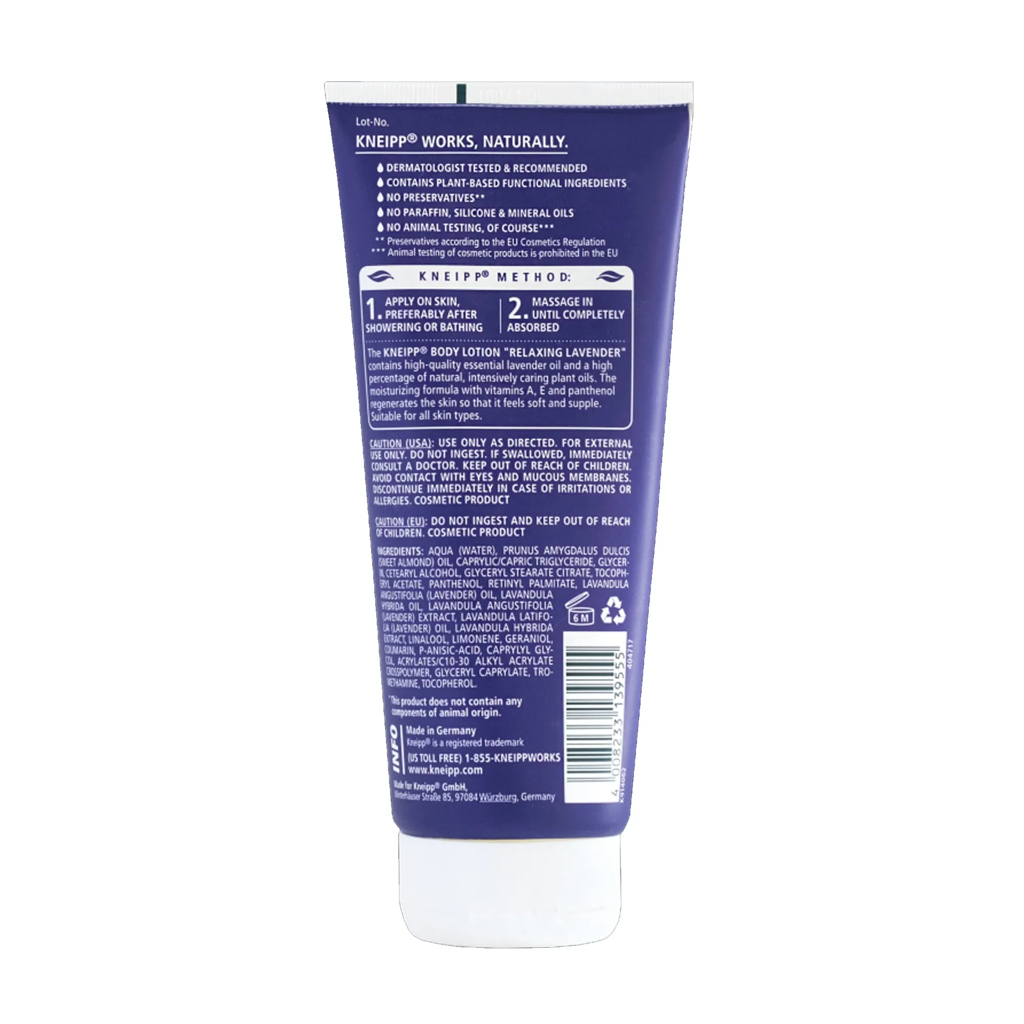 Kneipp Lavender Body Lotion - "Relaxing"