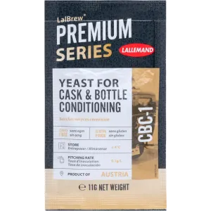 Lallemand LalBrew CBC-1 Cask and Bottle Conditioning Dry Ale Yeast 11g