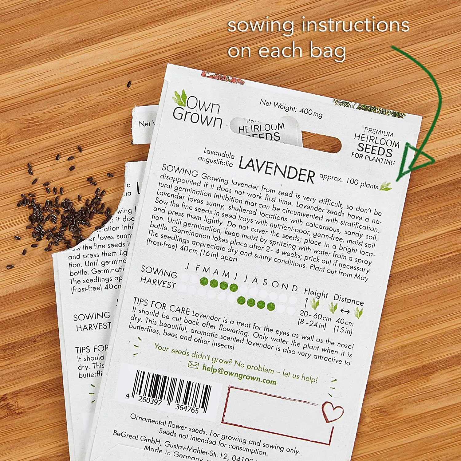Lavender Plant Seeds: Premium Perennial Lavender Seeds for 100 Lavender Plants  Flower