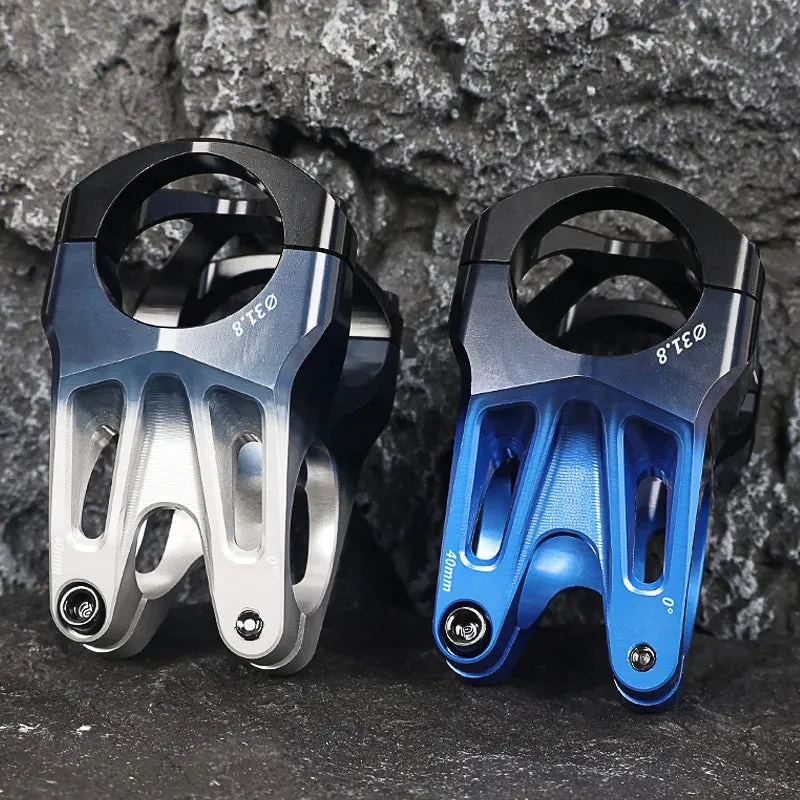 Lebycle Design 31.8mm MTB Bicycle Handlebar Stem Ultra Light 0 Degree Rise FR AM Enduro Short Bike