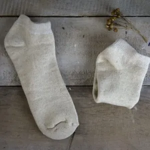 Linen Terry Ankle Socks – Lightweight, Breathable, and Comfortable Year-Round