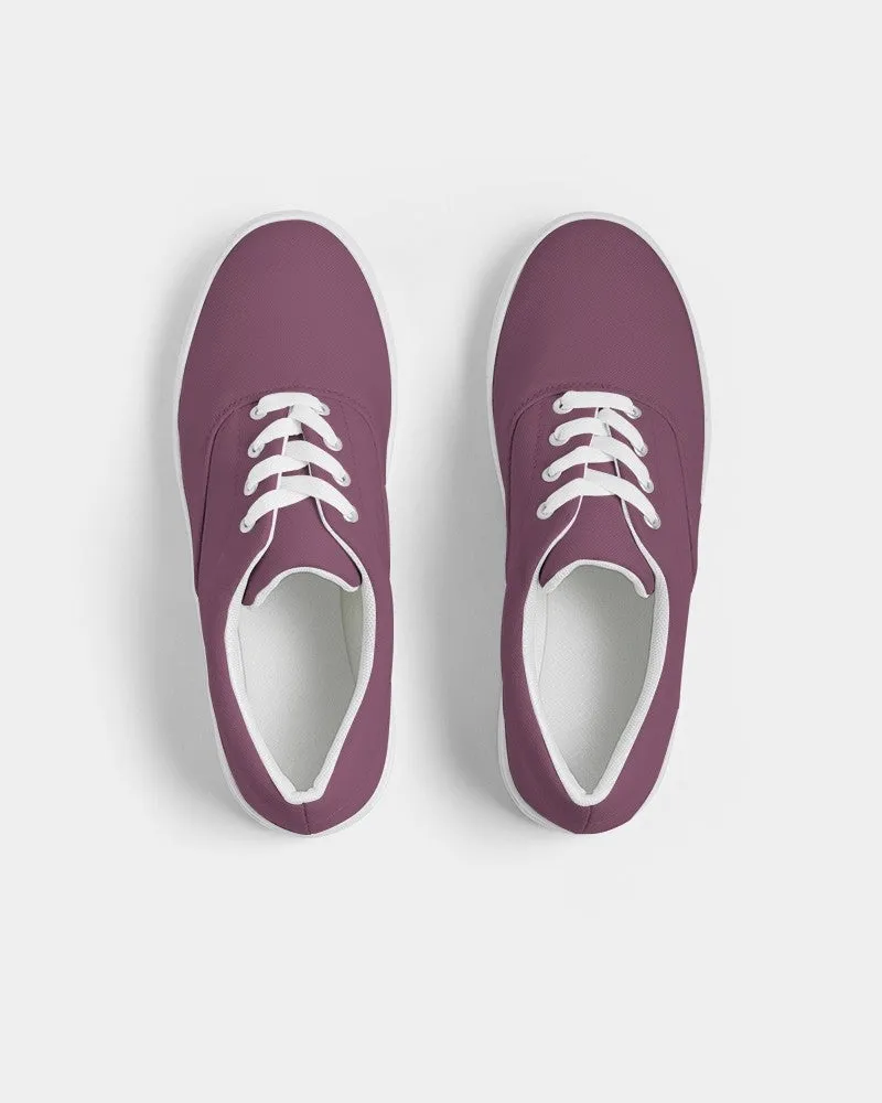 Medium Dark Magenta Women's Canvas Sneakers | Women's | Medium Dark Pastel Magenta | C0M60Y0K60