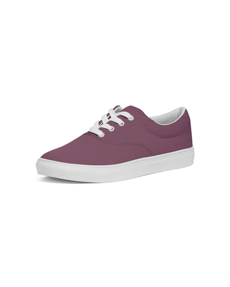 Medium Dark Magenta Women's Canvas Sneakers | Women's | Medium Dark Pastel Magenta | C0M60Y0K60