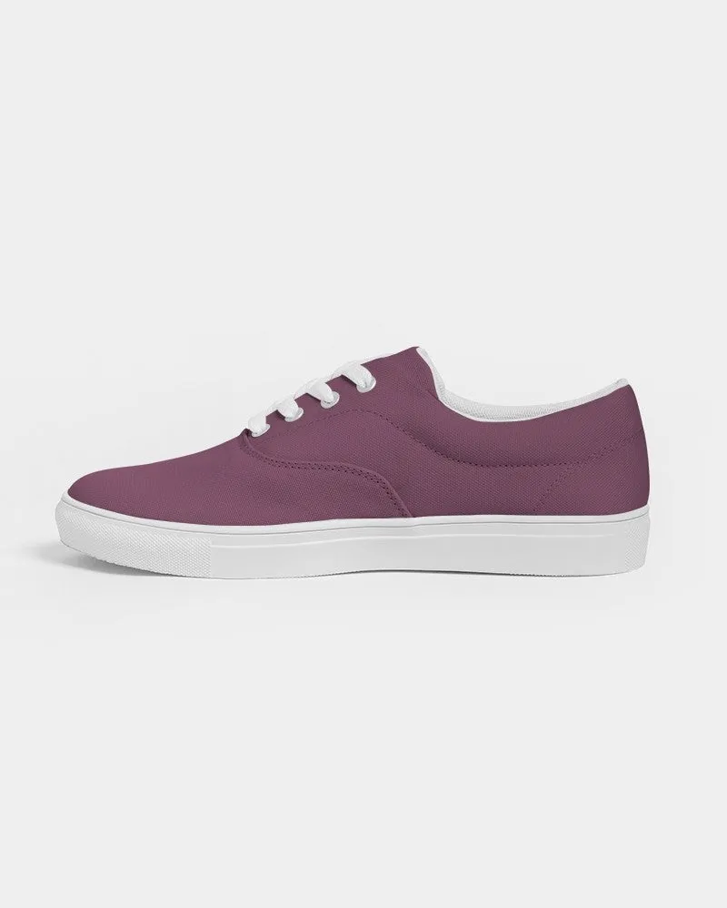 Medium Dark Magenta Women's Canvas Sneakers | Women's | Medium Dark Pastel Magenta | C0M60Y0K60
