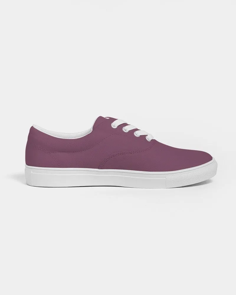 Medium Dark Magenta Women's Canvas Sneakers | Women's | Medium Dark Pastel Magenta | C0M60Y0K60