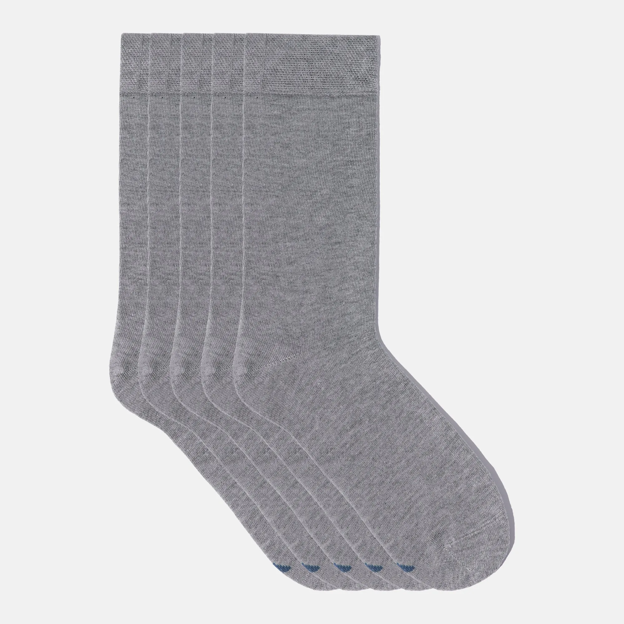 Men's Bamboo Dress Socks - All Solid Design • Pack of 1/3/5 Pairs
