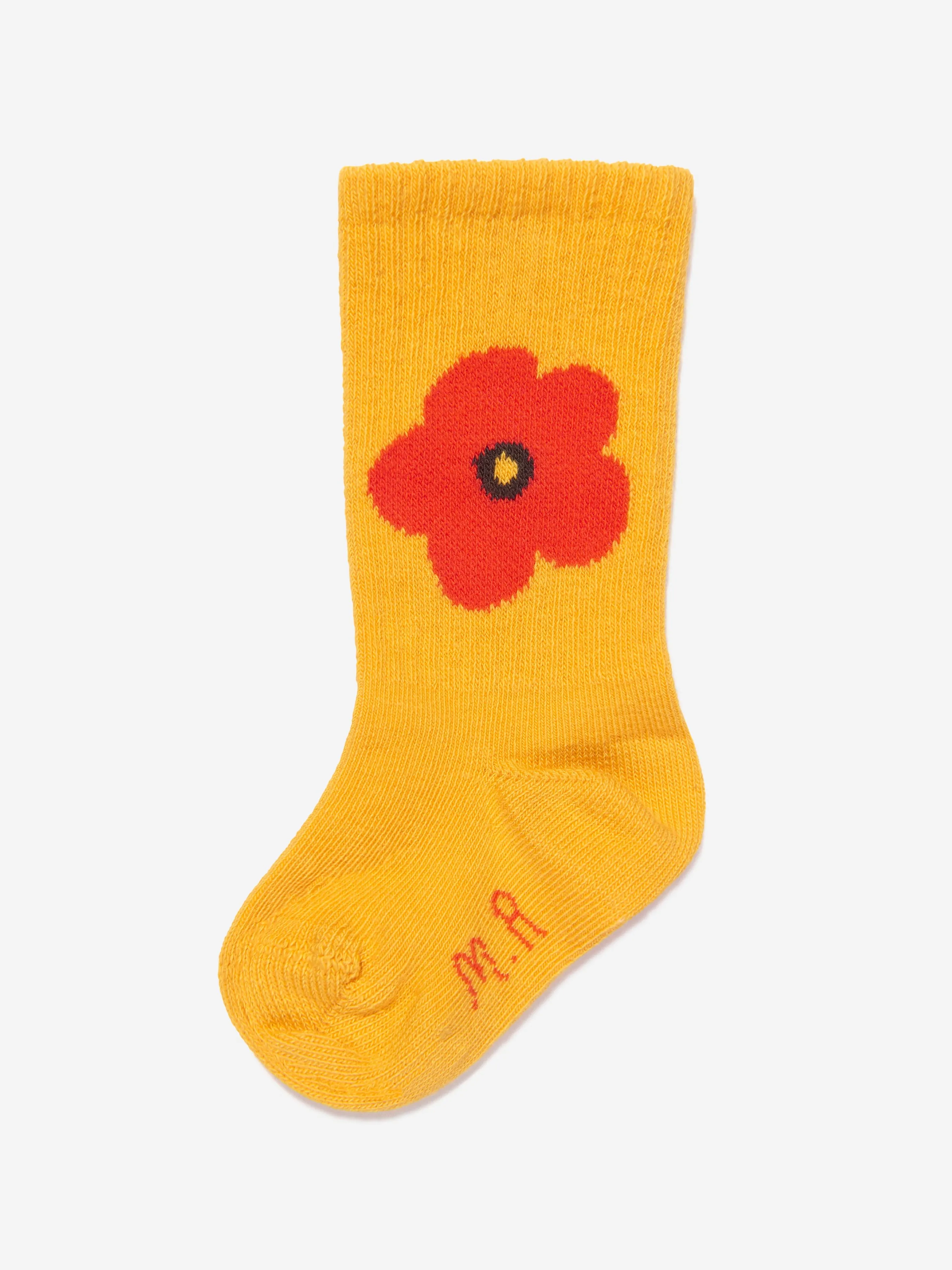 Mini Rodini Girls Organic Cotton Strawberries 3 Pack Socks in Multicolour