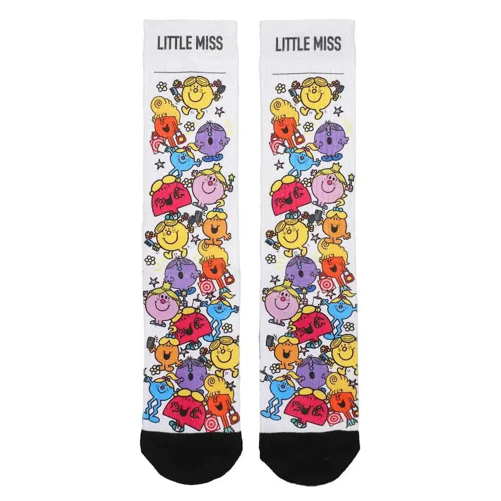 Mr. Men and Little Miss - Little Miss Characters Crew Socks - Bioworld