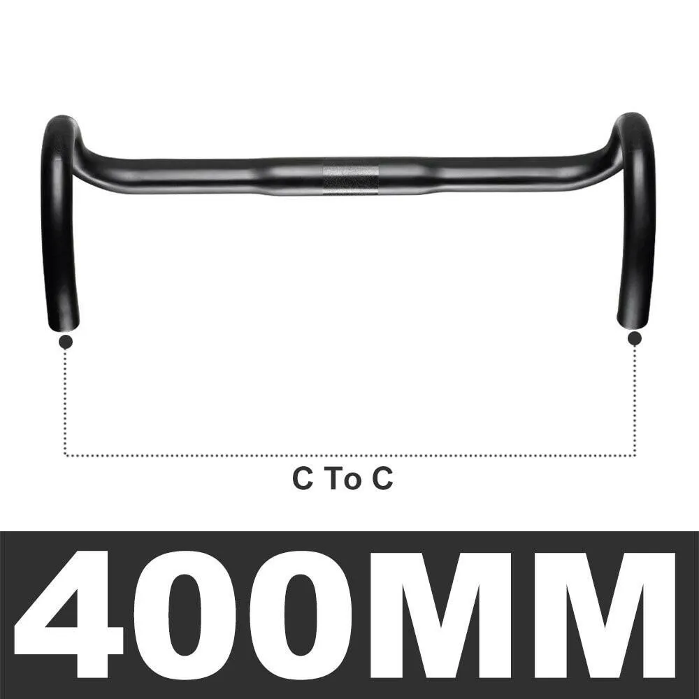 OG-EVKIN Carbon Fiber Handlebar Road Bike Drop Bar Bicycle Handlebar Road Bike Handlebar 31.8mm 400/420mm Bicycle Parts Black UD