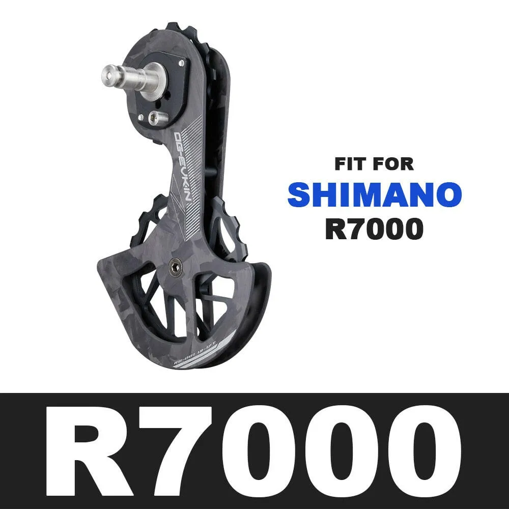 OG-EVKIN RD-01 Carbon Fiber Ceramic Rear Derailleur 13T-17T Pulley Guide Wheel For R7000 R8000 R8050 R9150 R9170 Bicycle Parts