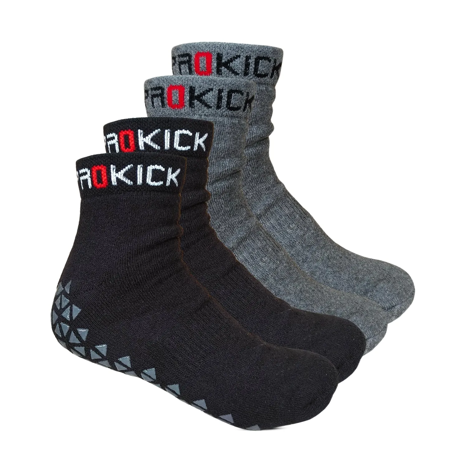 Prokick Anti Skid Socks for Men & Women, 2 Pairs