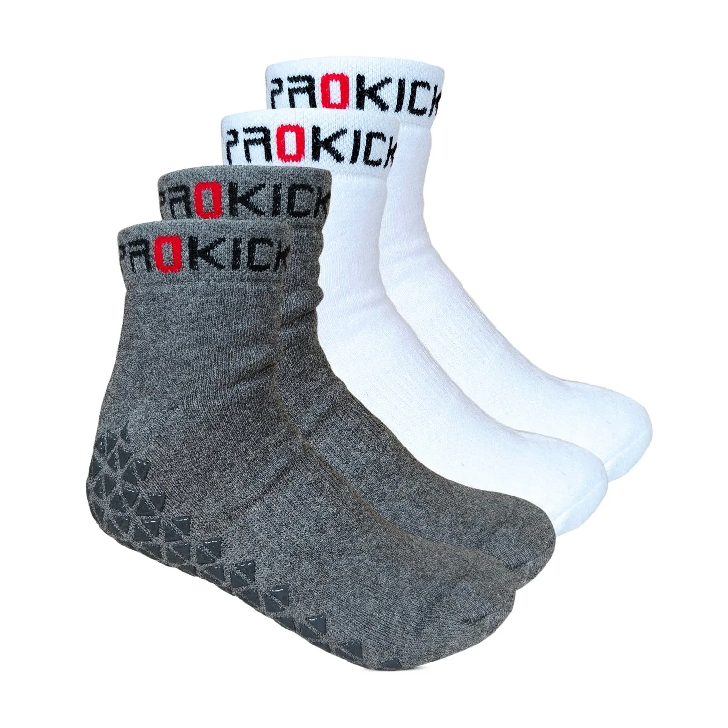 Prokick Anti Skid Socks for Men & Women, 2 Pairs