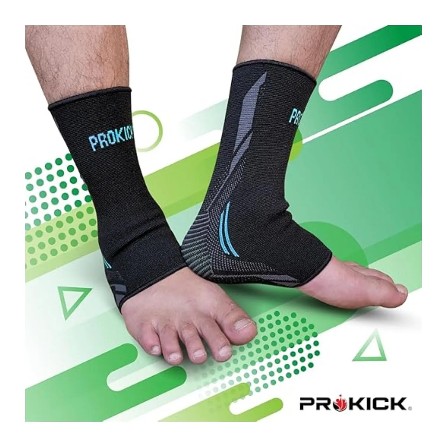 Prokick FlexiGrip Ankle Support, 1 Pair