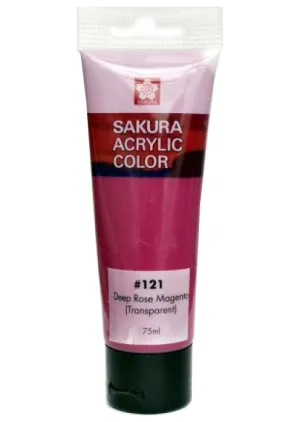 SAKURA ACRYLIC 75ML DEEP ROSE MAGENTA
