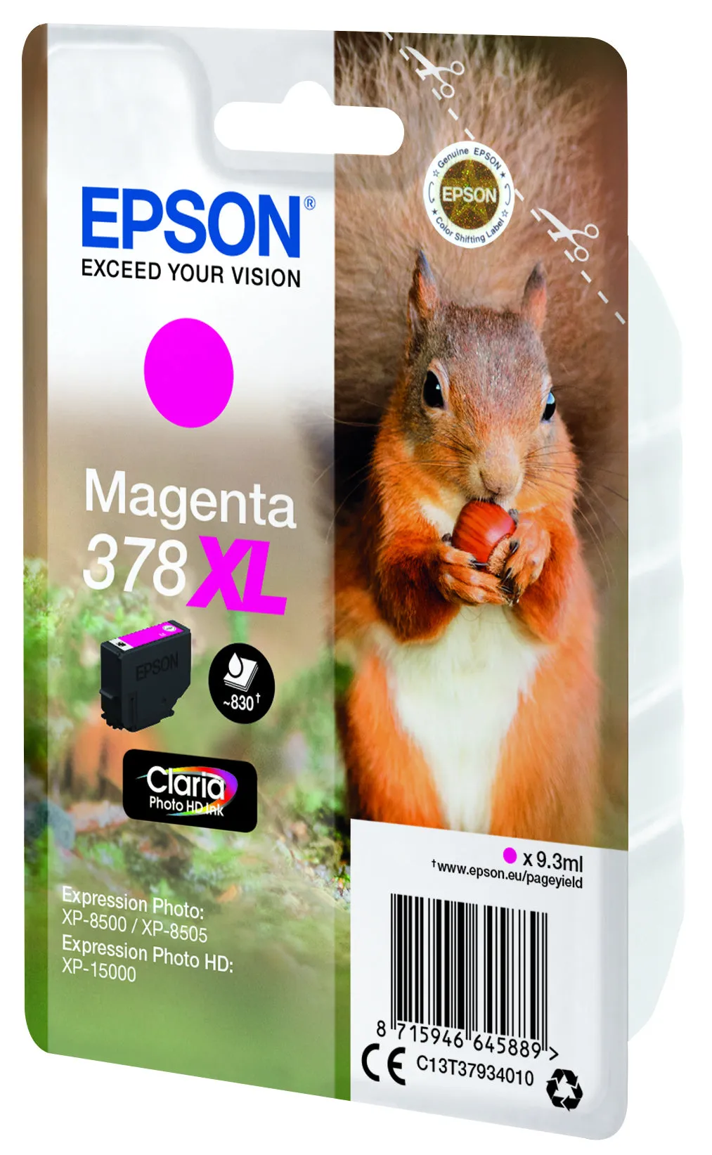 Singlepack Magenta 378Xl