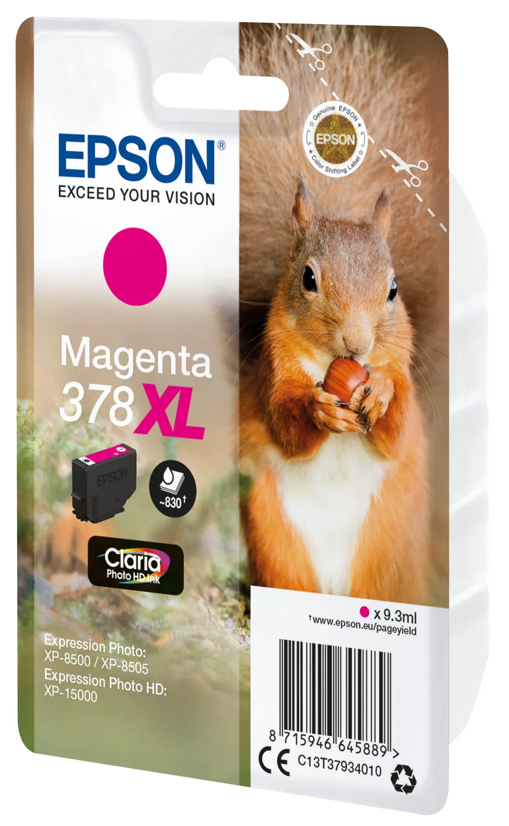Singlepack Magenta 378Xl