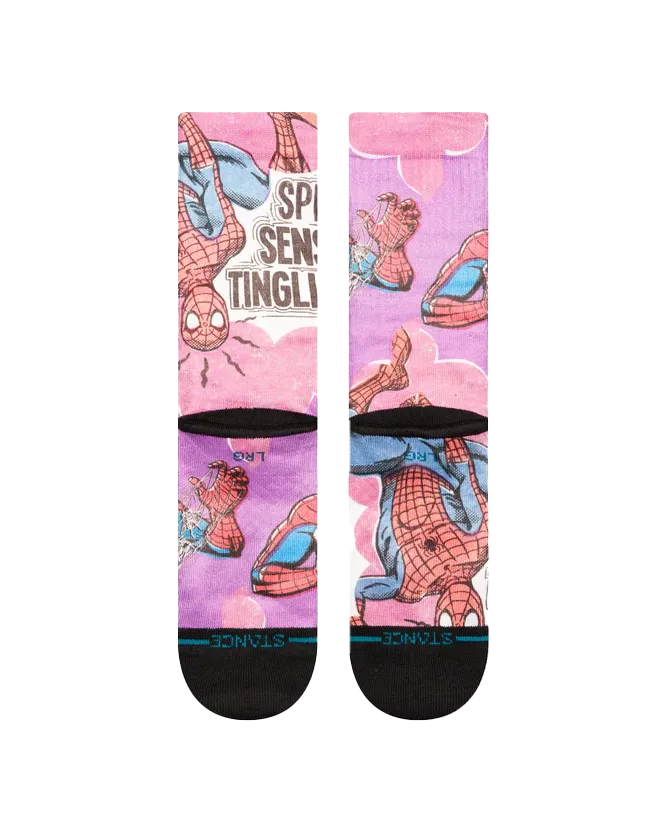 Spidey Senses Socks in Magenta