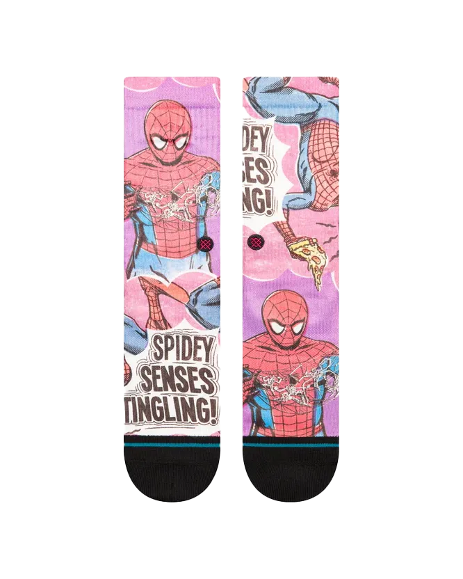Spidey Senses Socks in Magenta