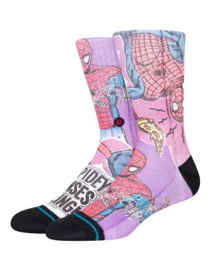 Spidey Senses Socks in Magenta