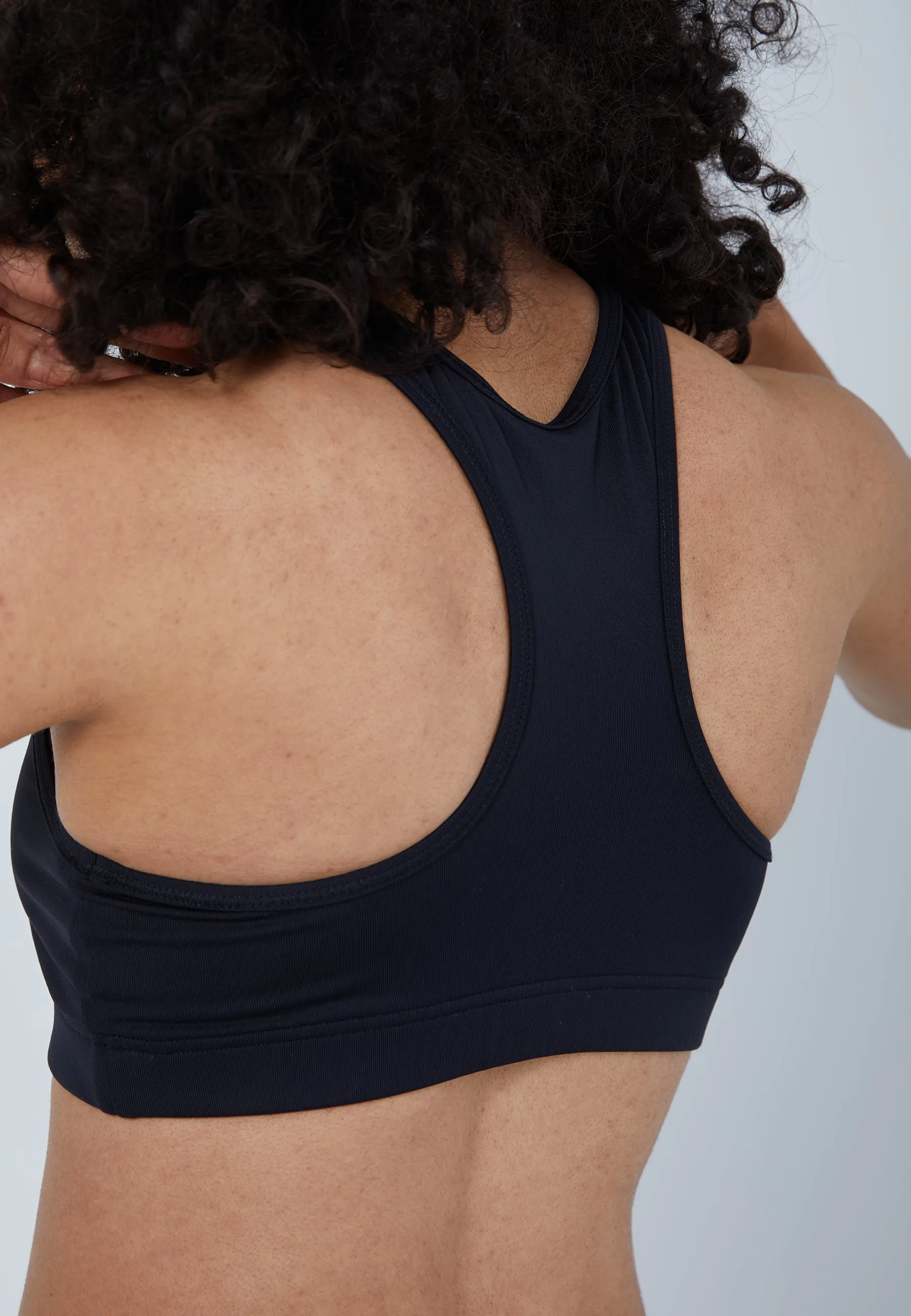 Sports Bra with Racerback, black