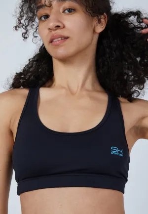 Sports Bra with Racerback, black