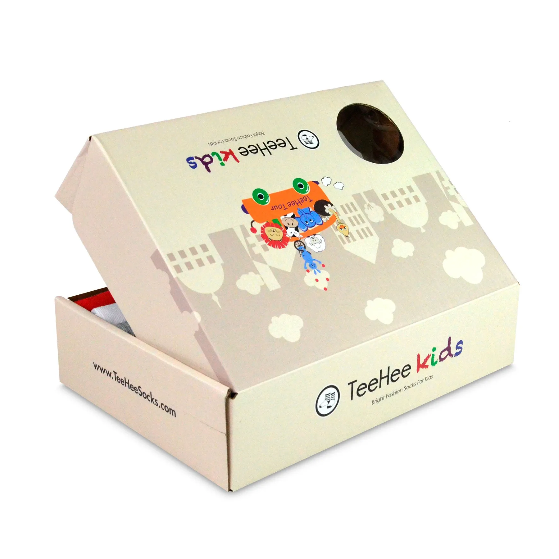 TeeHee Kids Toddler and Boys Socks Sports and Fun Cotton Crew Socks 18 Pair Pack with Gift Box (Copy)